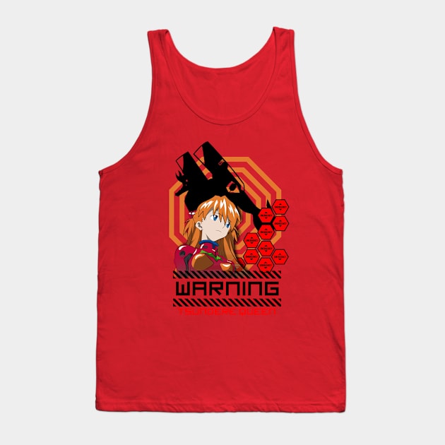 Warning: Tsundere Queen Tank Top by Seventh (777) Heaven